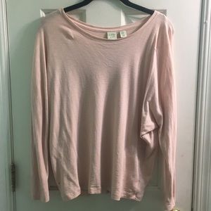 Pink long sleeved top